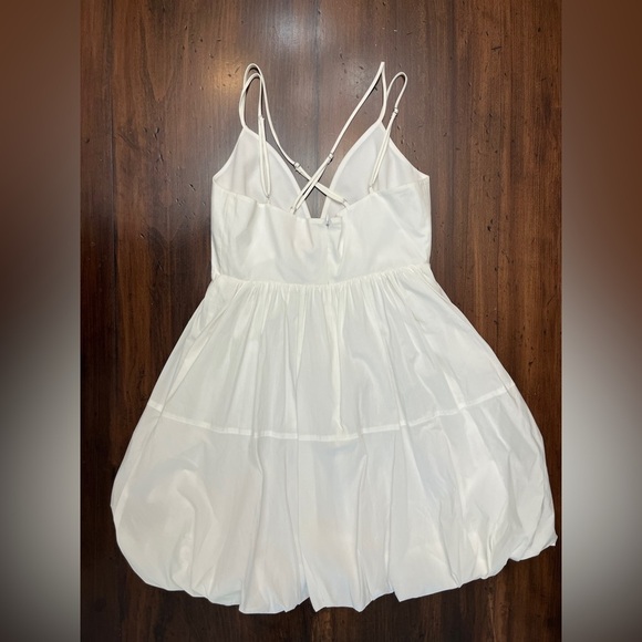 Cinq A Sept Mini Effie Dress Size 4 White Bubble Sundress Bridal Summer Chic NWT - Picture 5 of 16